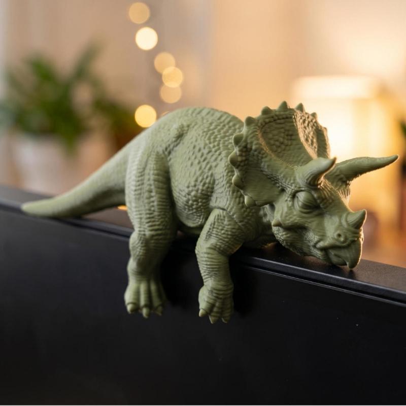 Setup Desk Monitor - Śpiący Tyranozaur Rex - Ozdoba na