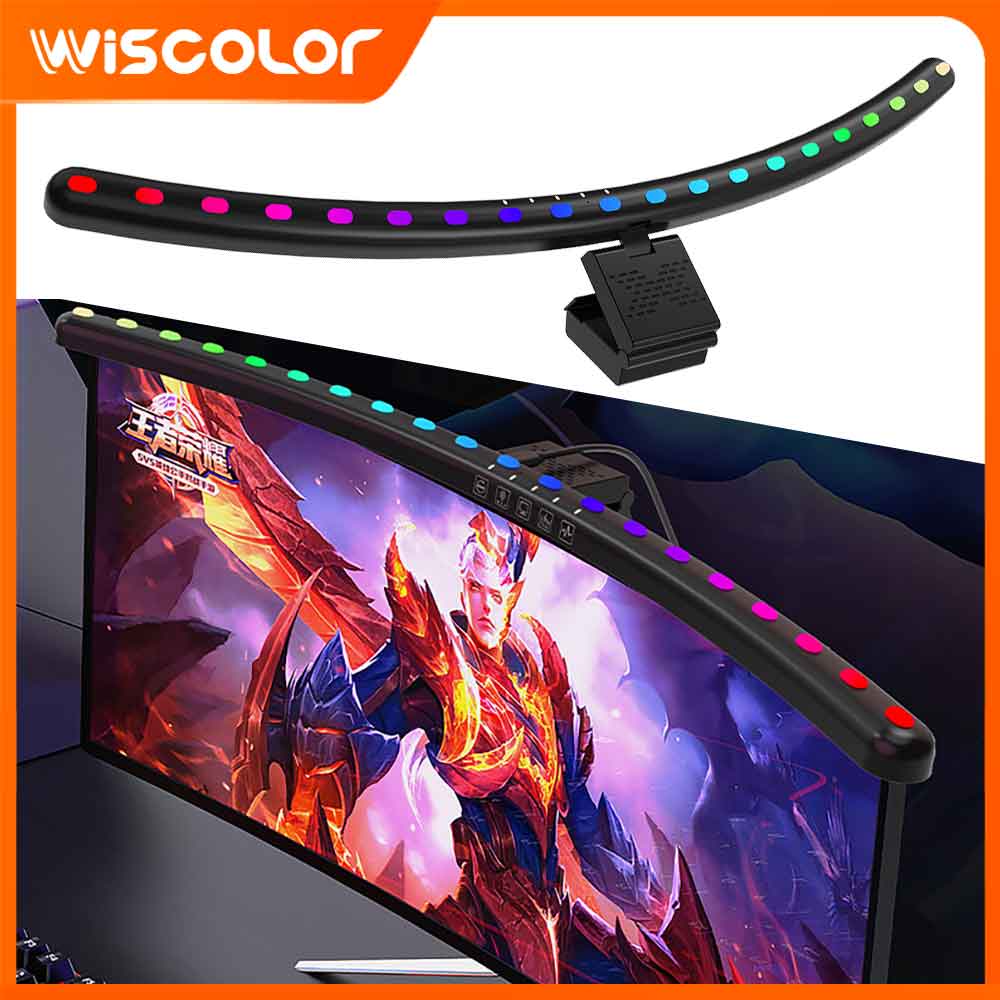 Setup Desk Monitor - Listwa świetlna RGB do monitora, inteligentna,