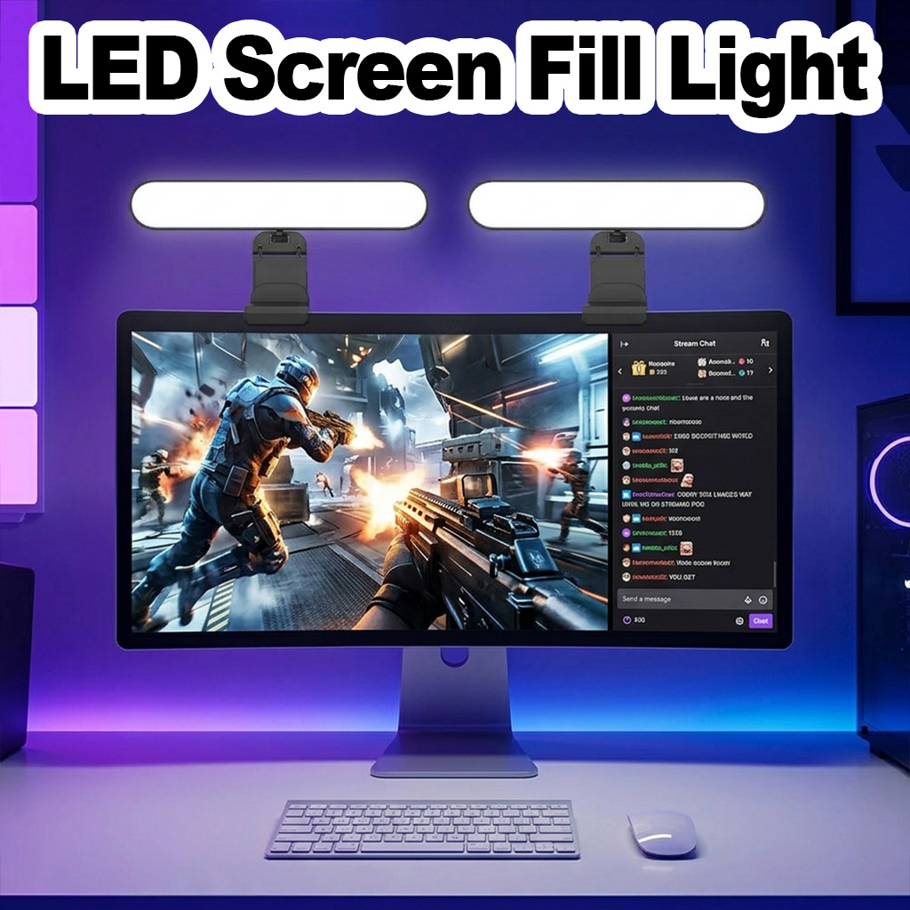 Desk Setup Videos - Dotykowa lampa LED z regulacją jasności