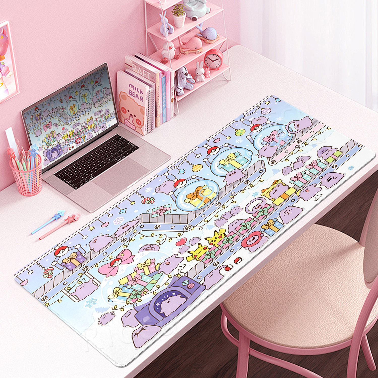 Desk Setup Accessories Aesthetic - Nowa Seria Estetyczna z Wzorami Ditto