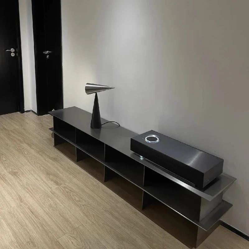 Monitor Riser Wood - Szafka RTV z kominkiem, podstawa pod
