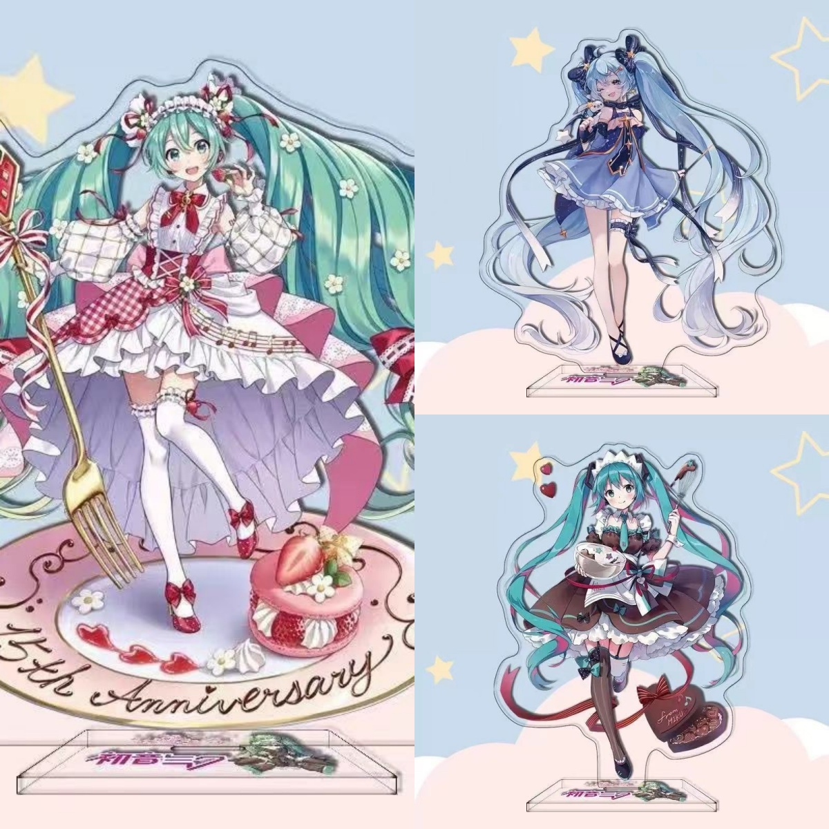Desk Setup Decor - Figurka Akrylowa Hatsune Miku, Postać z