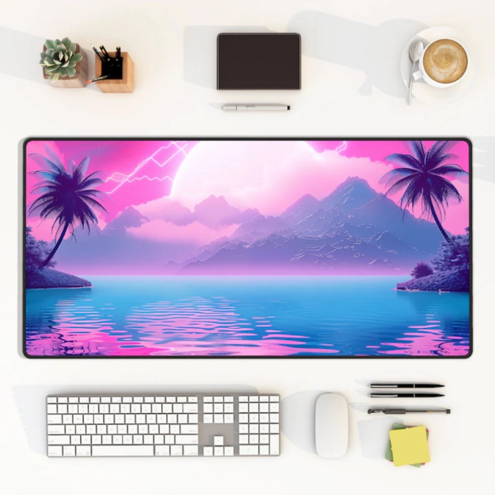 Desk Setup With Keyboard Tray - Podkładka na biurko Steamwave Shanyang: Duża