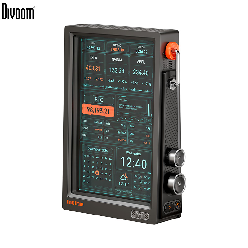 Speaker Desk Setup - Inteligentny zegar cyfrowy Divoom Times Frame