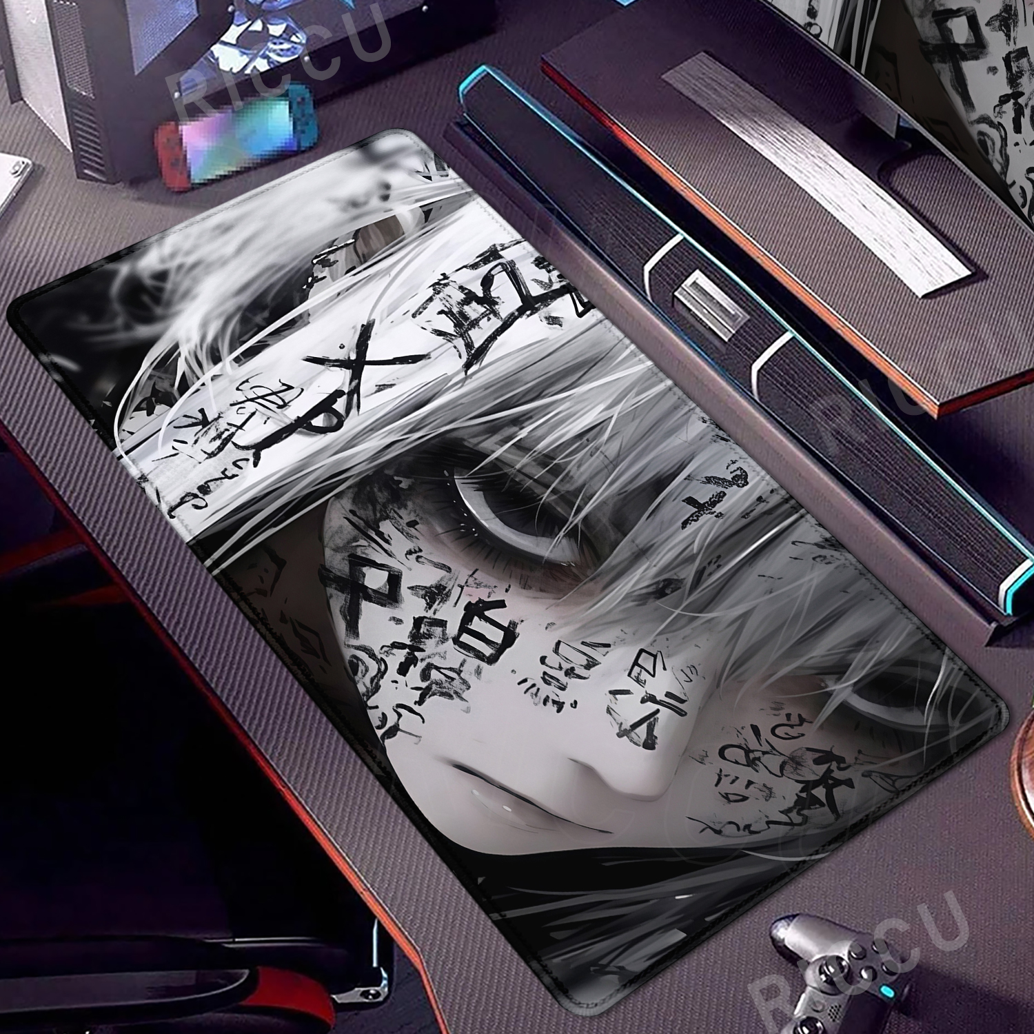 Desk Setup Accessories Aesthetic - Podkładka pod mysz Anime Girls Aesthetic,
