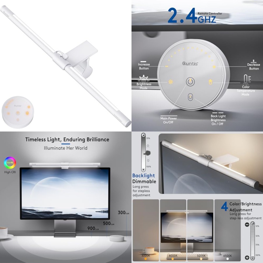 Listwa świetlna z pilotem, chr – Desk Setup No Computer recenzja i cena