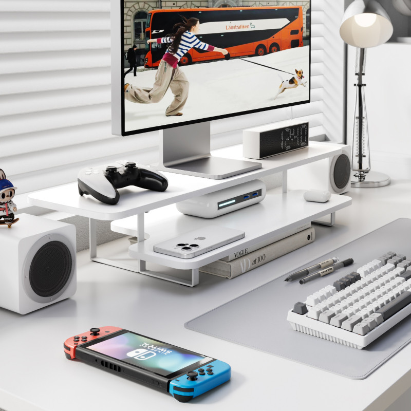 Podstawka pod monitor z wykońc – Desk Setup With Laptop And Monitor recenzja i cena