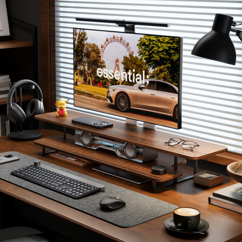 Podstawka pod monitor z wykońc – Desk Setup With Laptop And Monitor recenzja i cena