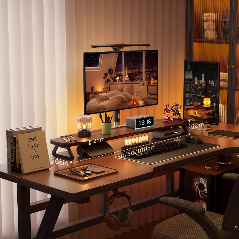 Podstawka pod monitor z drewna – Monitor Riser Wood recenzja i cena