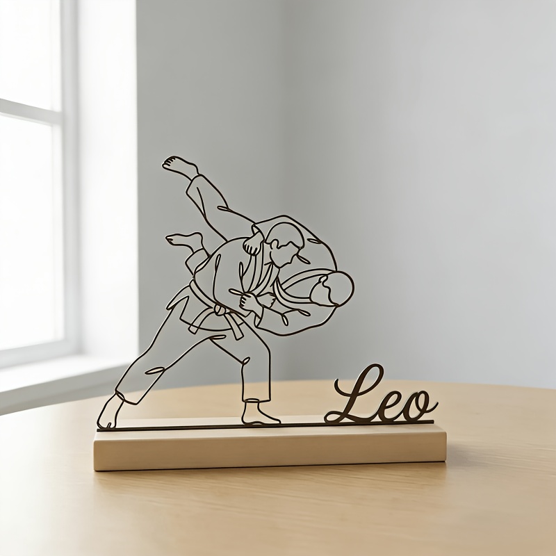 Personalizowana Statuetka Judo – Desk Setup Decor recenzja i cena