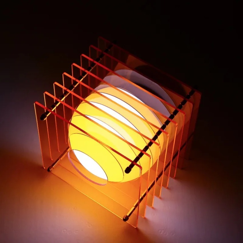 DIY Akrylowa Lampa Księżycowa  – Desk Setup Decor recenzja i cena