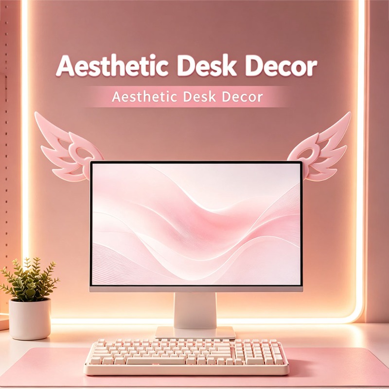 Urocze 3D ozdoby w kształcie s – Desk Setup No Computer recenzja i cena