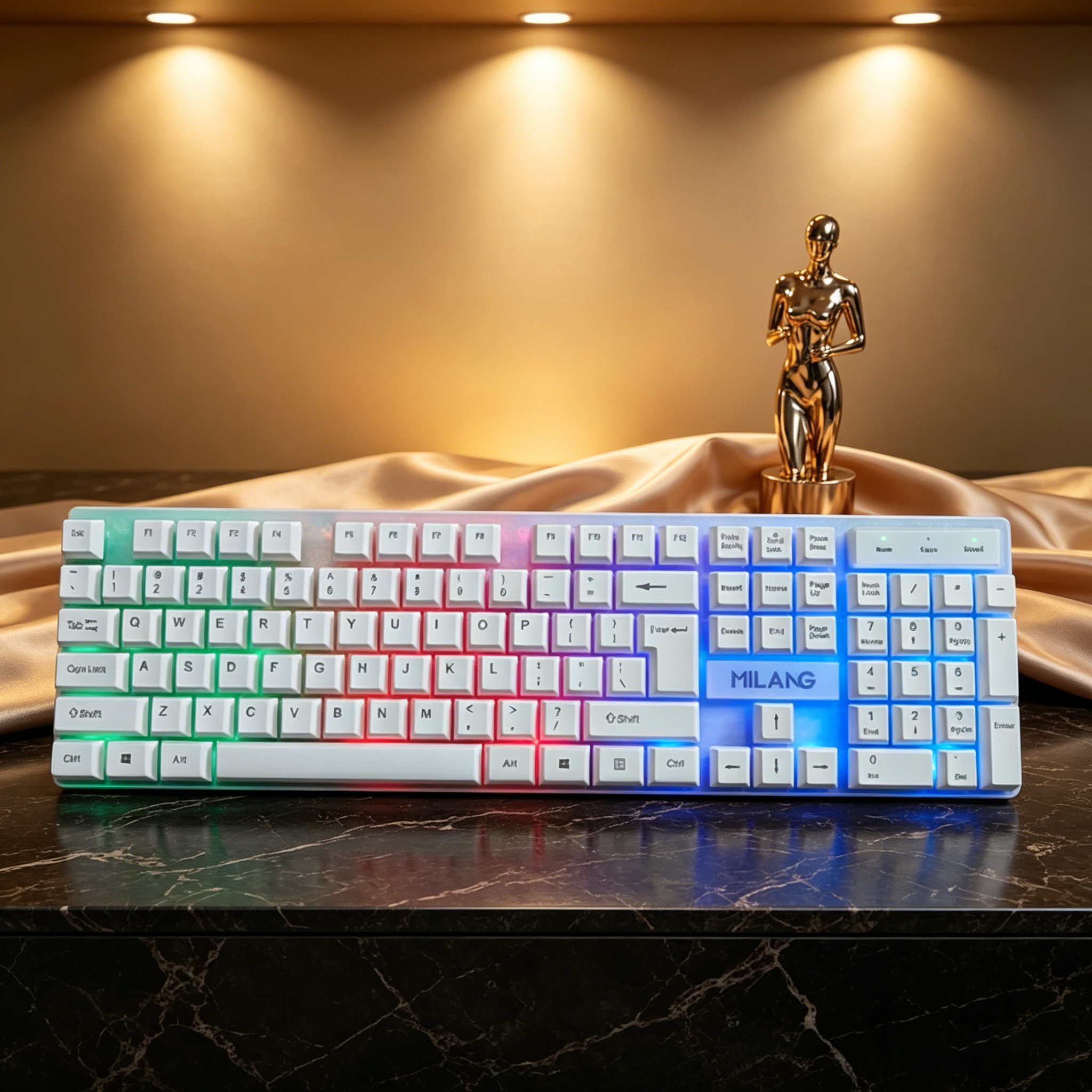 Przewodowy zestaw klawiatury i – Desk Setup No Computer recenzja i cena