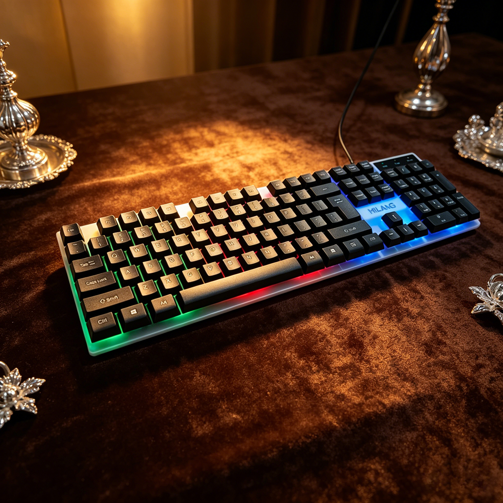Przewodowy zestaw klawiatury i – Desk Setup No Computer recenzja i cena
