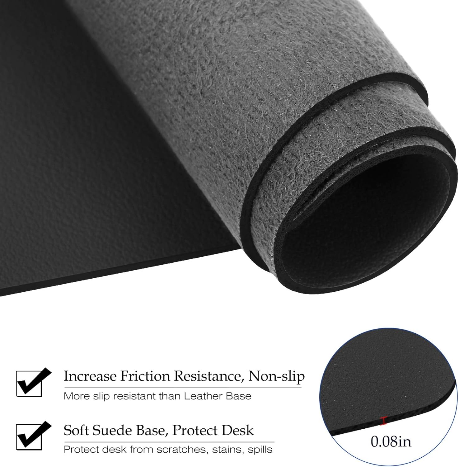 Duża skórzana podkładka na biu – Desk Pad Leather Large recenzja i cena