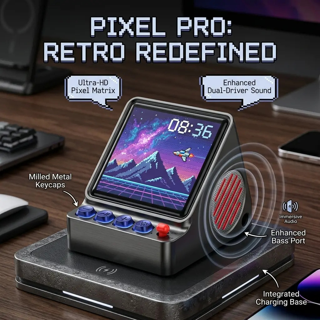Przenośny głośnik LED z progra – Speaker Desk Setup recenzja i cena