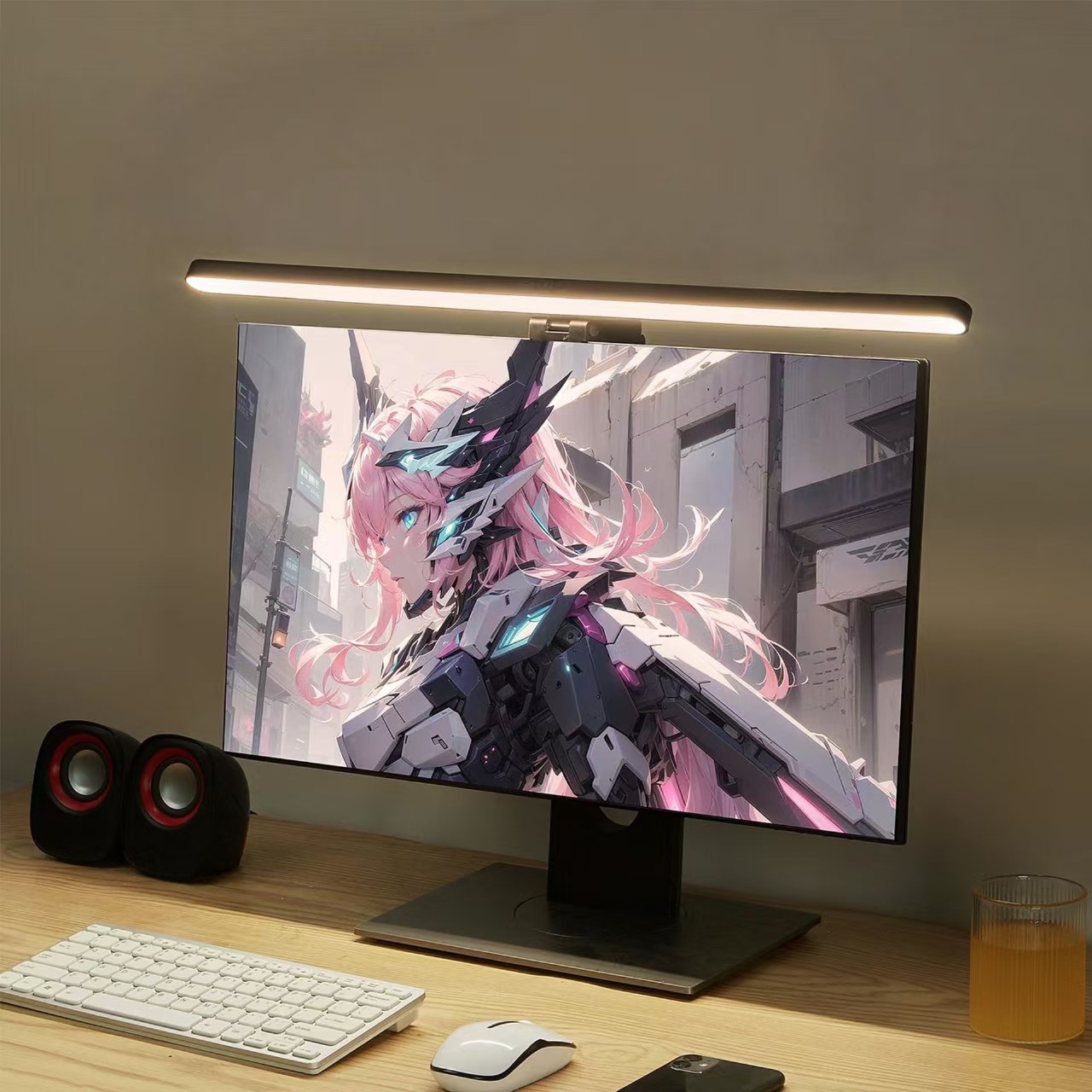 Lampa biurkowa LED do monitora – Desk Setup No Computer recenzja i cena