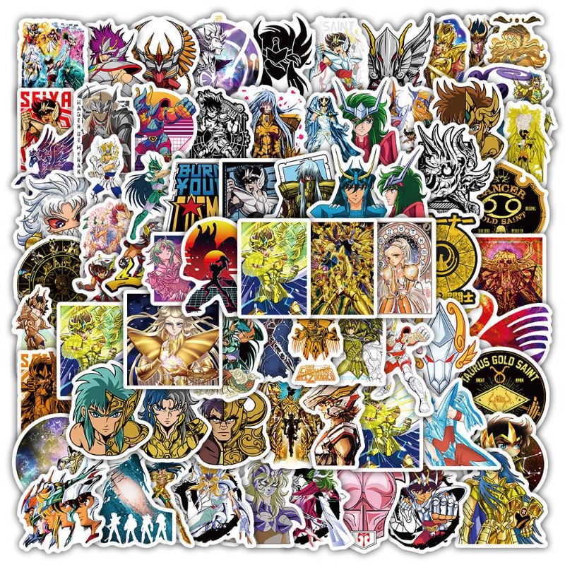 101 szt. Naklejki Anime Saint  – Desk Setup Decor recenzja i cena