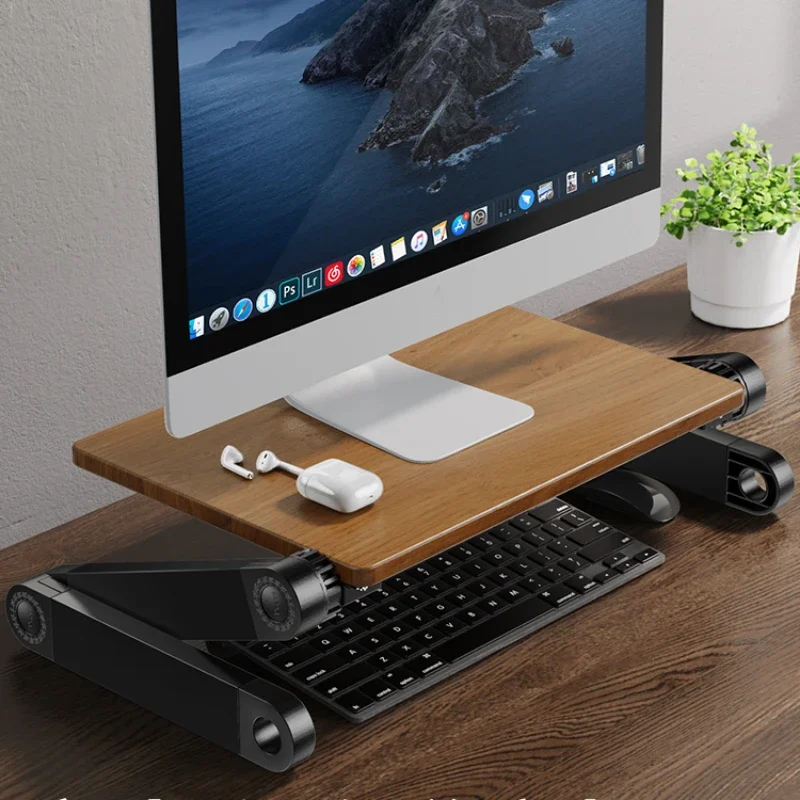 Solid Wood Laptop Height Stand – Monitor Riser Wood recenzja i cena