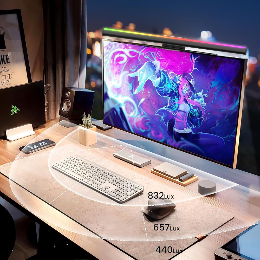 Lampa wisząca na monitor, list – Setup Desk Monitor recenzja i cena