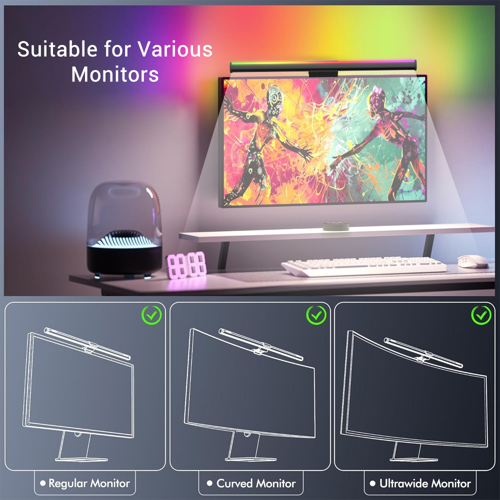 Lampa wisząca na monitor, list – Setup Desk Monitor recenzja i cena