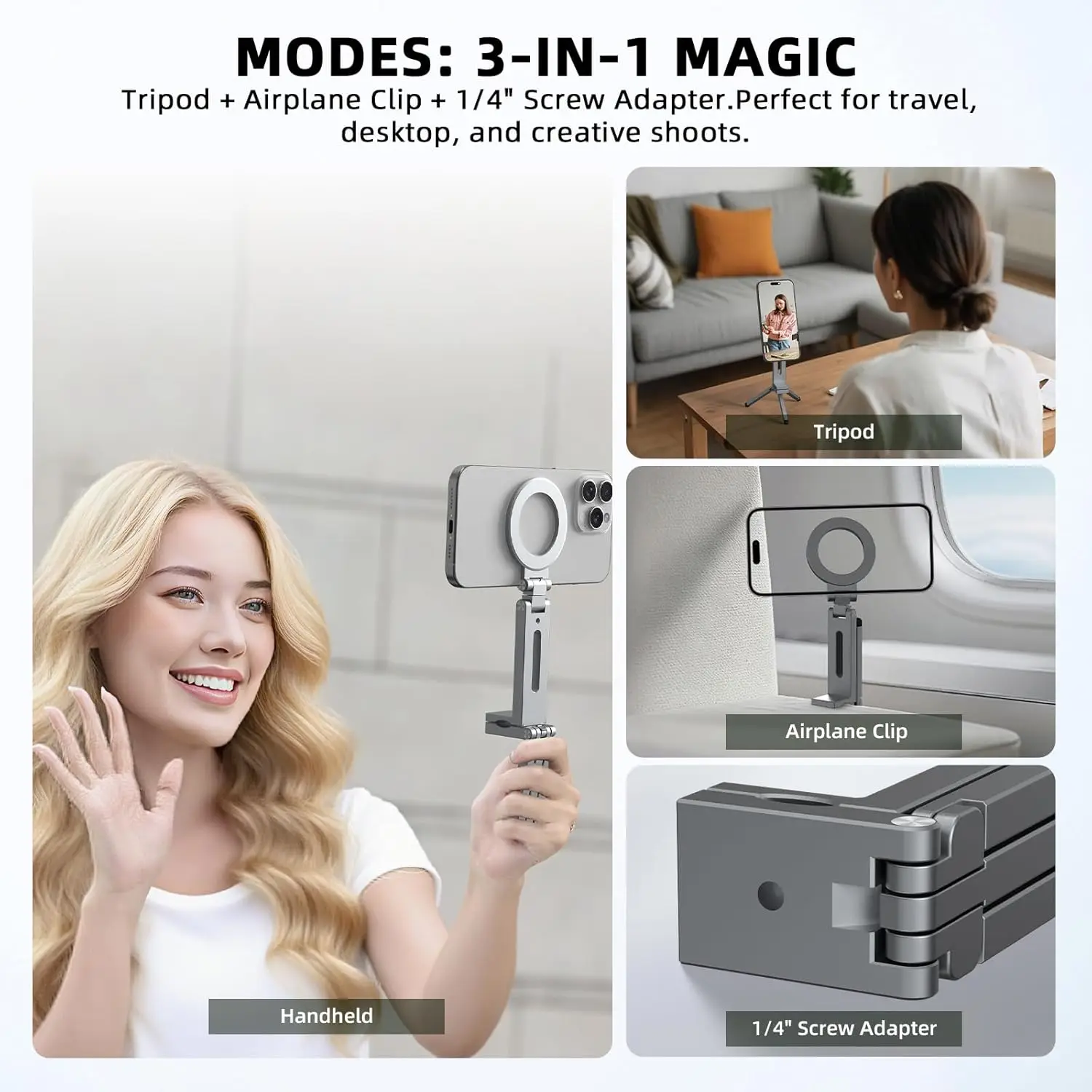 Magnetyczny uchwyt na telefon  – Desk Setup Essentials recenzja i cena