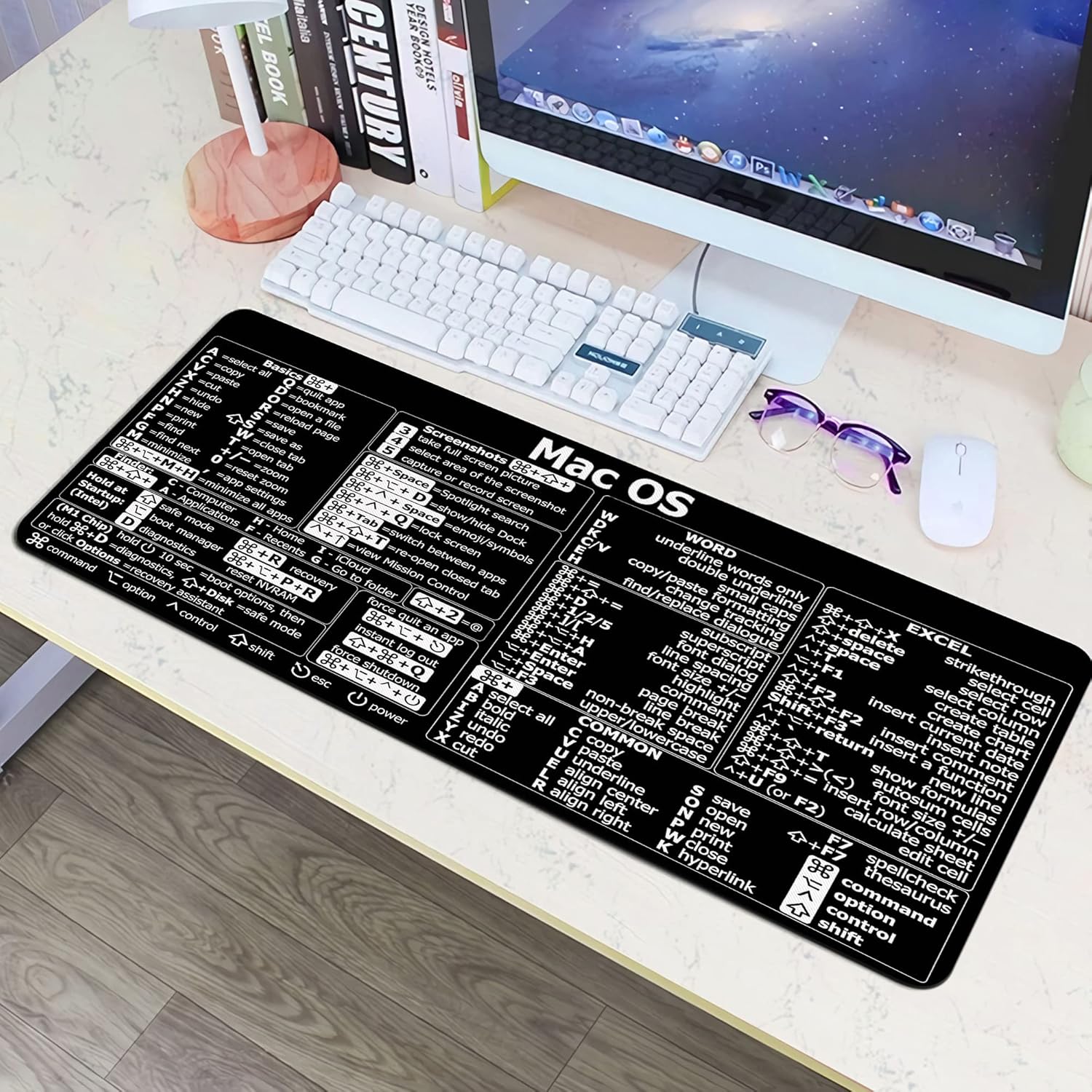 Skróty klawiszowe Mac OS, Podk – Desk Setup Mac recenzja i cena