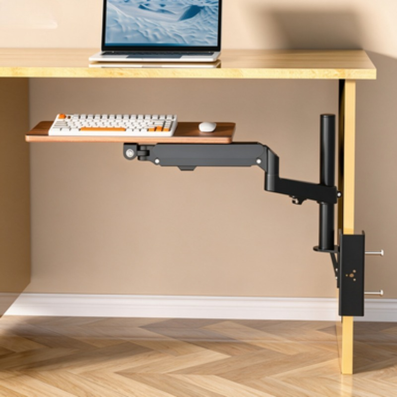 Oszczędność miejsca pod biurki – Desk Setup With Keyboard Tray recenzja i cena