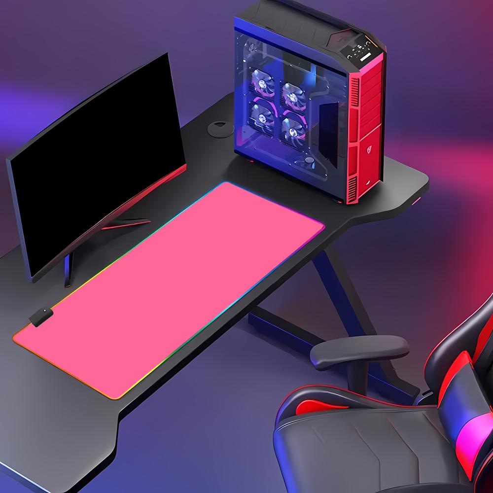 Podkładka pod mysz RGB HD w je – Desk Setup With Keyboard Tray recenzja i cena