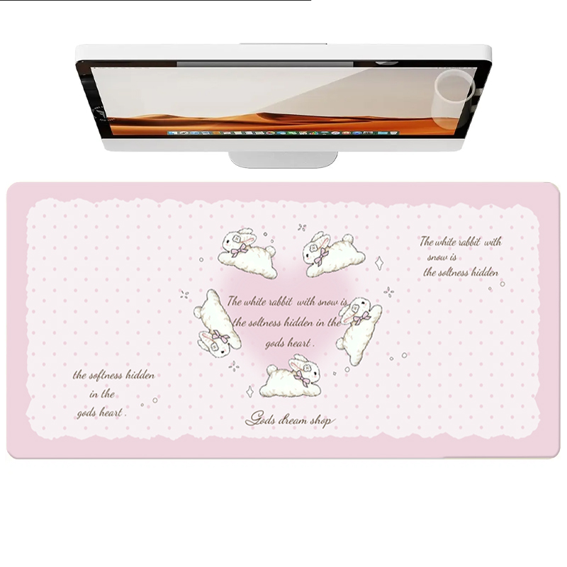 Różowa podkładka na biurko z m – Desk Pad Leather Large recenzja i cena