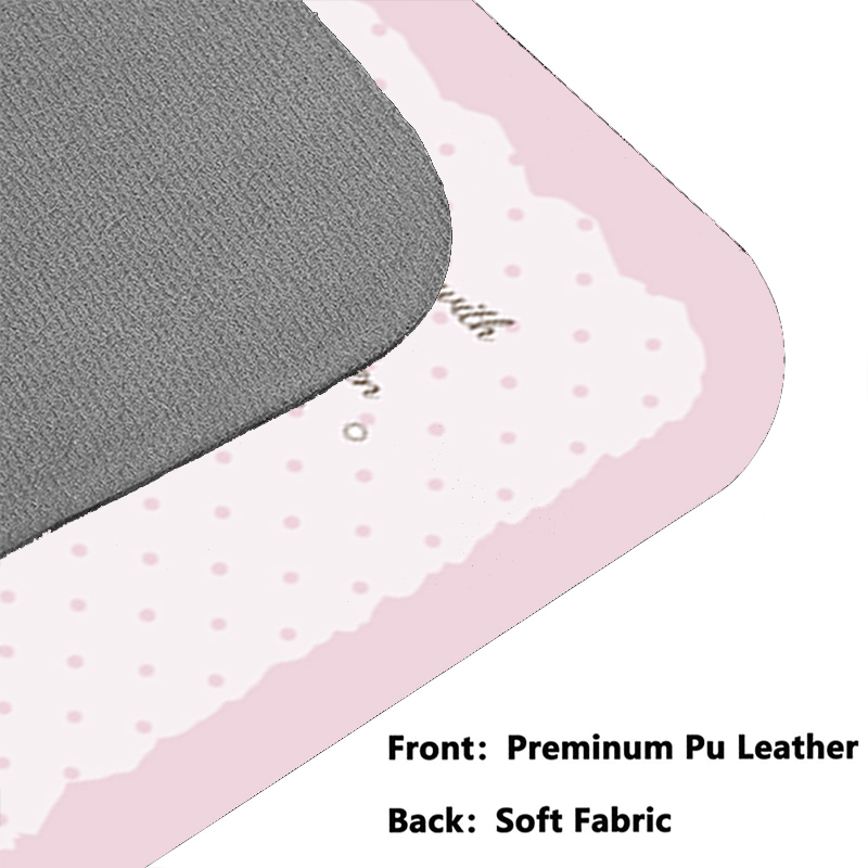 Różowa podkładka na biurko z m – Desk Pad Leather Large recenzja i cena