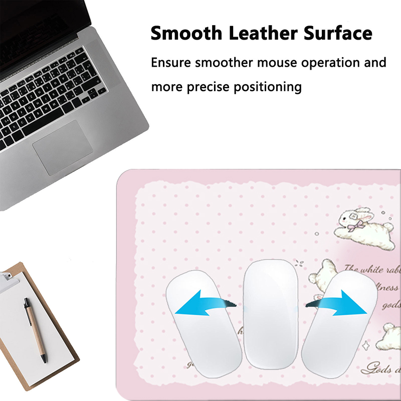 Różowa podkładka na biurko z m – Desk Pad Leather Large recenzja i cena