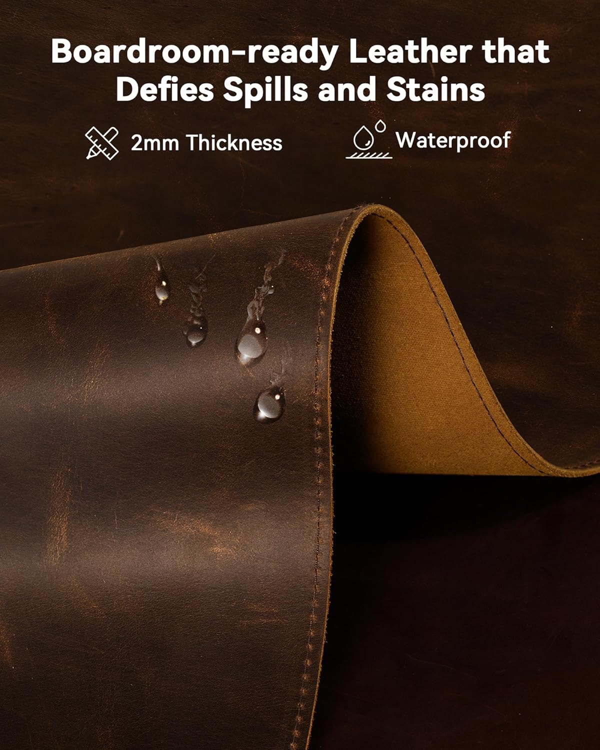 Skórzana podkładka na biurko,  – Desk Pad Leather Large recenzja i cena