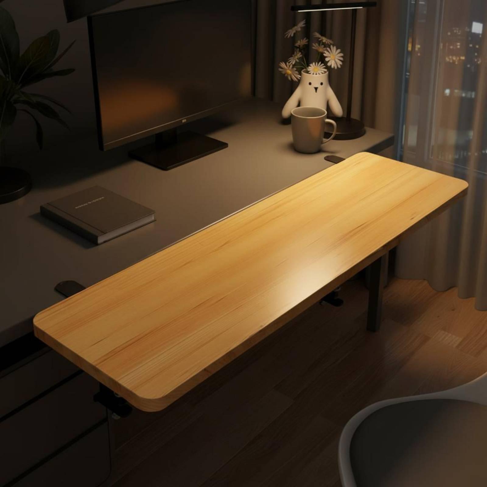 Składana półka na biurko, prze – Desk Setup With Keyboard Tray recenzja i cena