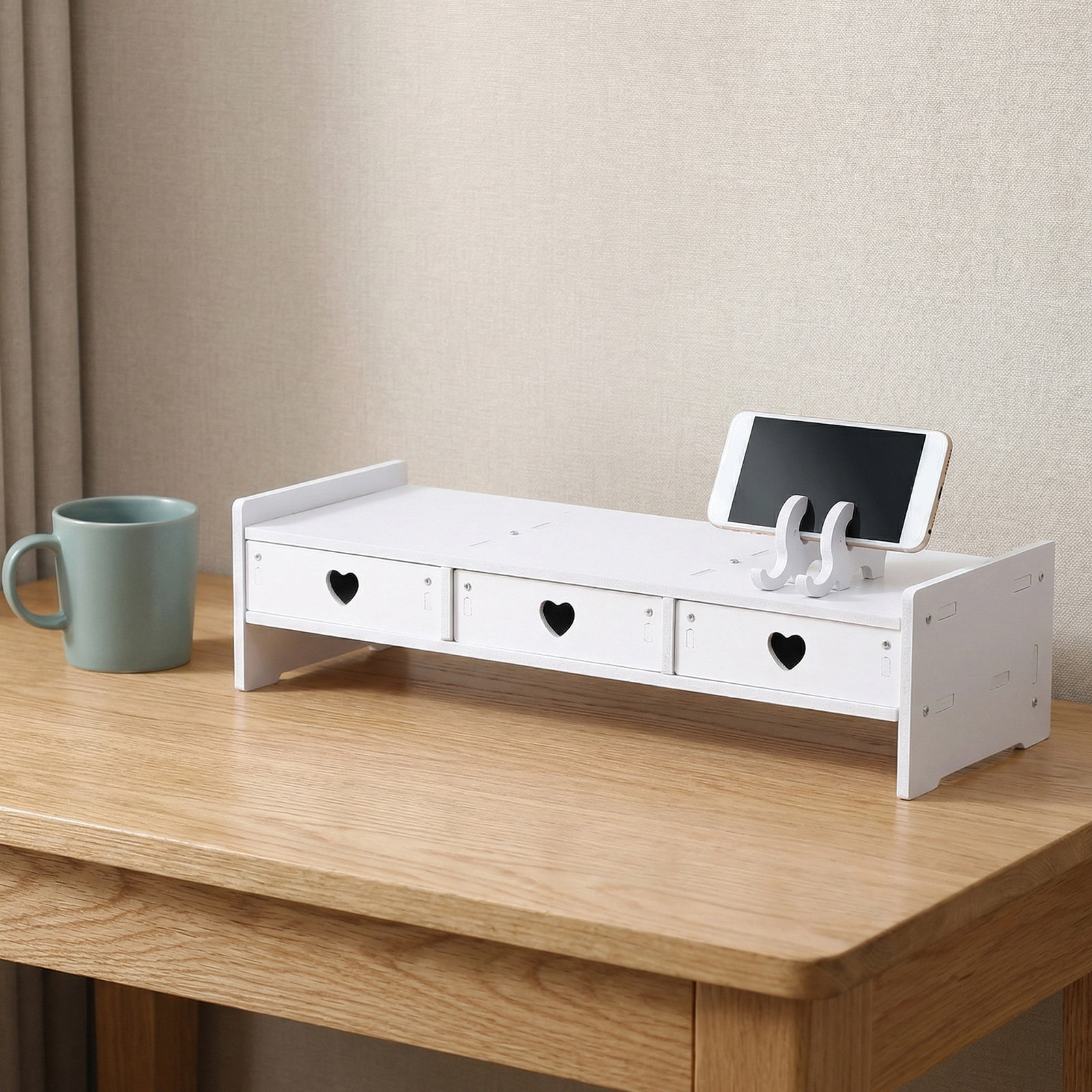 Podstawka pod monitor z miejsc – Monitor Riser Wood recenzja i cena
