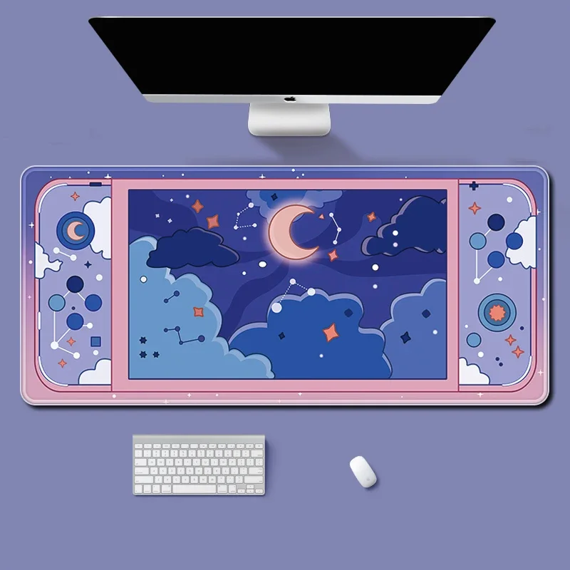 Moon and Stars Duża podkładka  – Desk Setup Accessories Aesthetic recenzja i cena