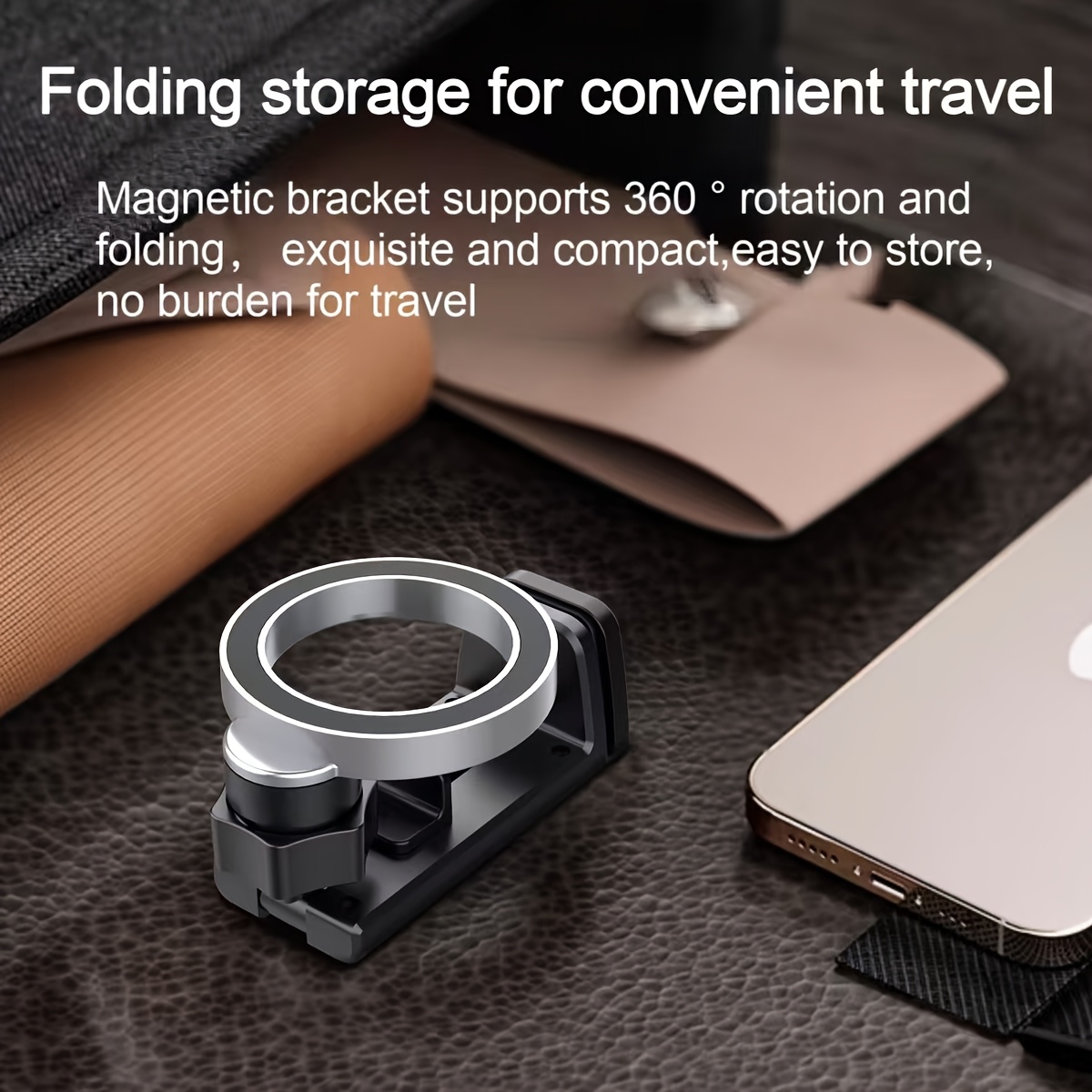 Magnetyczny uchwyt na telefon  – Desk Setup Essentials recenzja i cena