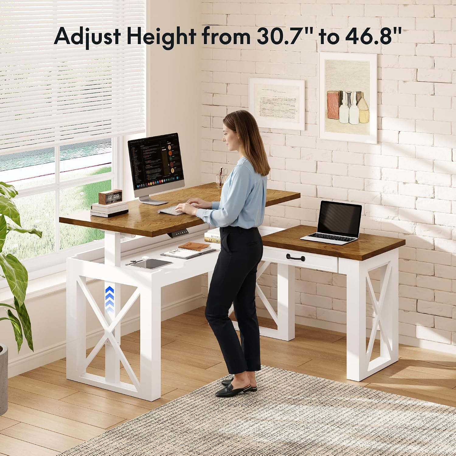 Biurko stojące w kształcie lit – Setup Desk Monitor recenzja i cena