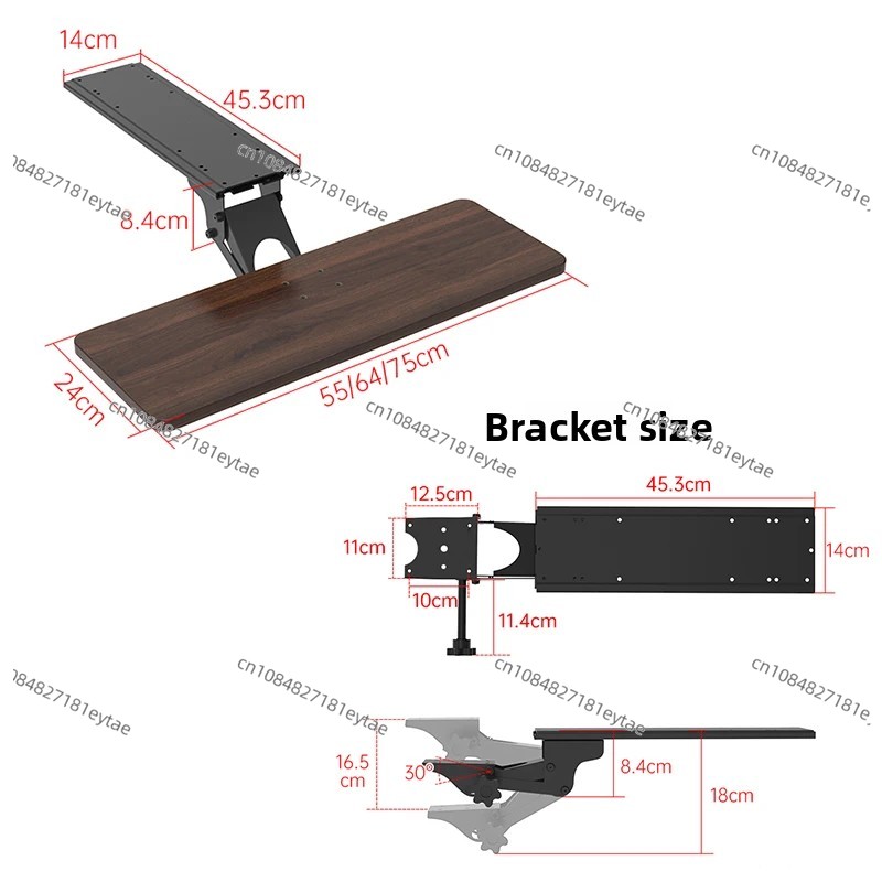 Ergonomiczna podkładka pod kla – Desk Setup With Keyboard Tray recenzja i cena