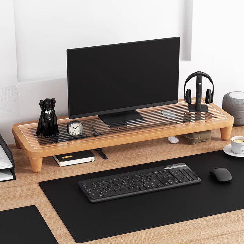 Podstawka pod monitor z bambus – Monitor Riser Wood recenzja i cena
