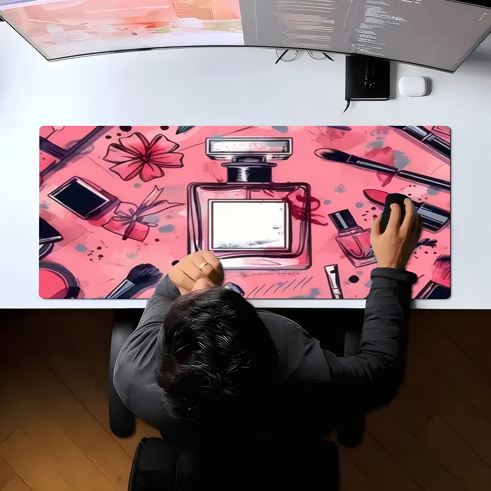 Podkładka pod mysz z ilustracj – Desk Setup For Studying recenzja i cena