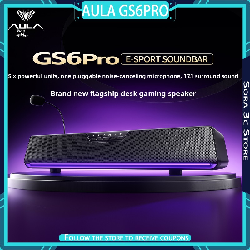 Głośniki AULA GS6Pro Esports B – Speaker Desk Setup recenzja i cena