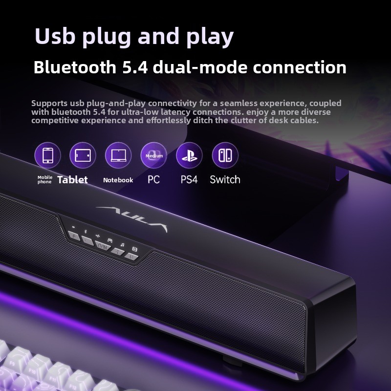 Głośniki AULA GS6Pro Esports B – Speaker Desk Setup recenzja i cena