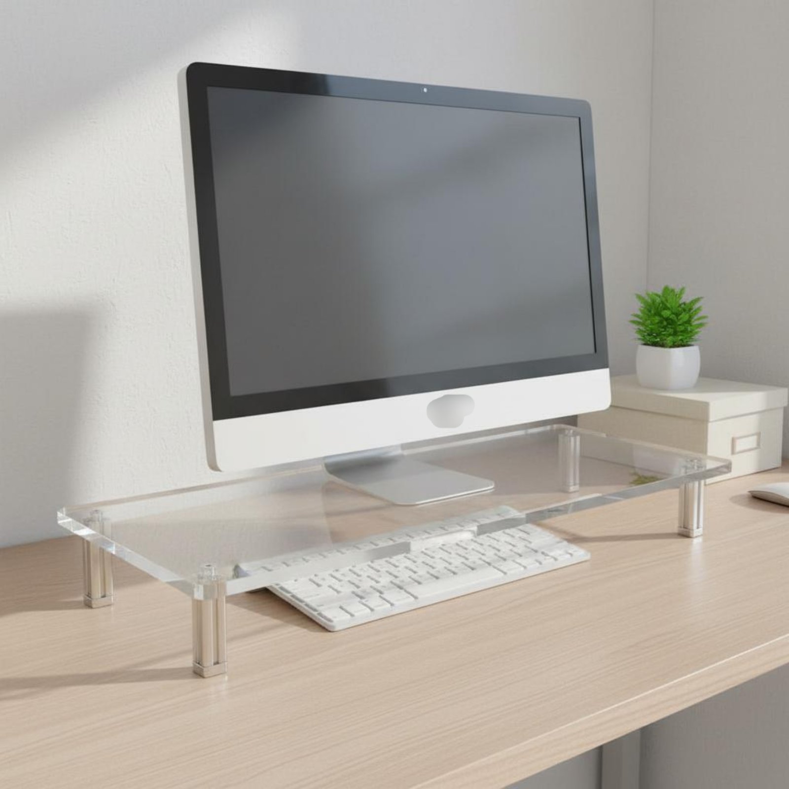 Akrylowa podstawka pod monitor – Setup Desk Monitor recenzja i cena