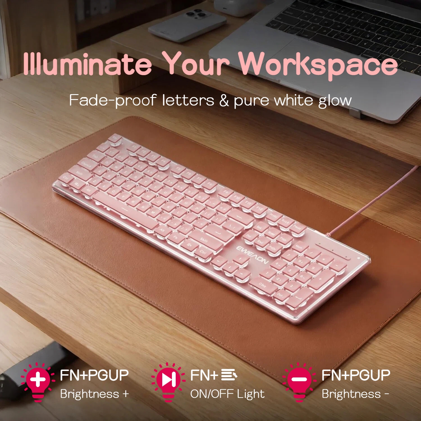 Metalowa klawiatura gamingowa  – Desk Setup Mac recenzja i cena