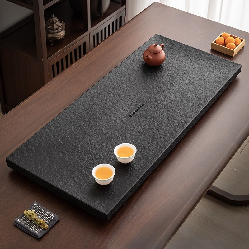 Naturalna czarna kamienna taca – Desk Setup At Home recenzja i cena
