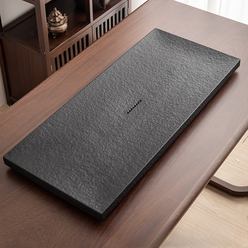 Naturalna czarna kamienna taca – Desk Setup At Home recenzja i cena