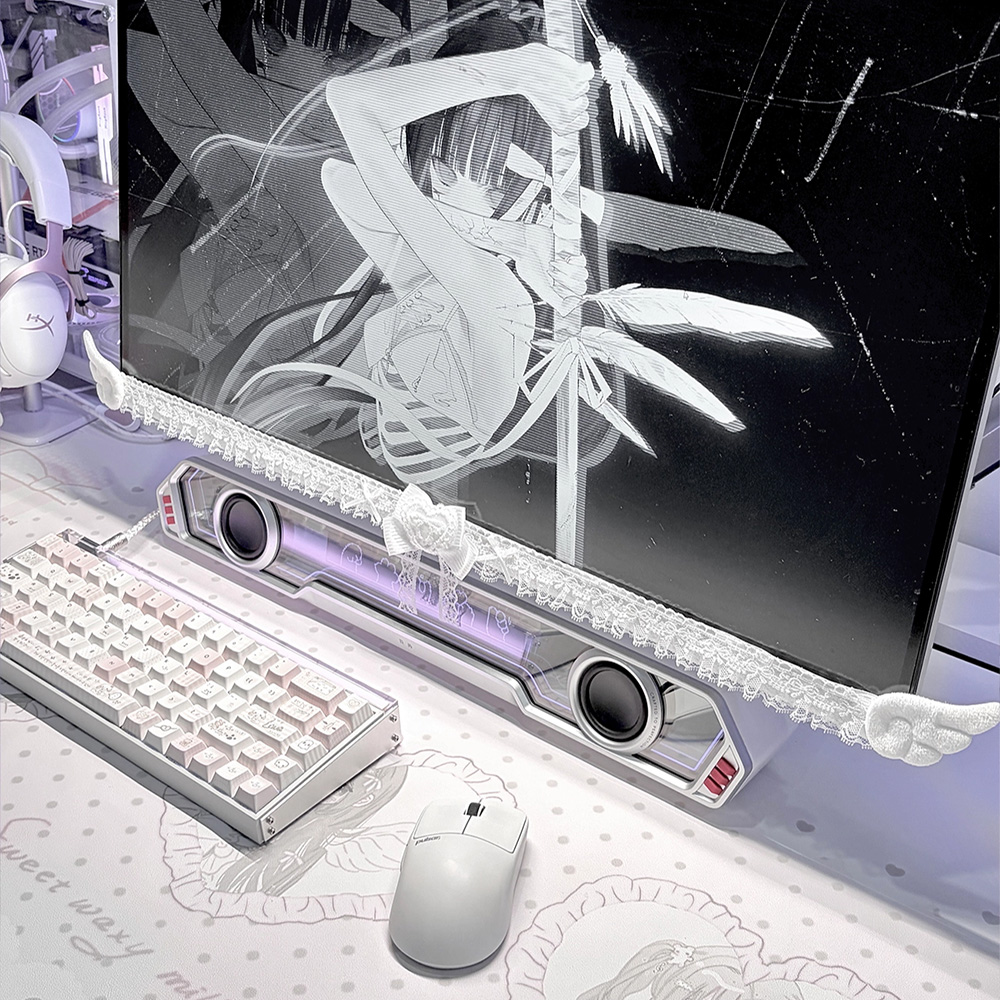 Uroczy biały koronkowy pasek d – Setup Desk Monitor recenzja i cena