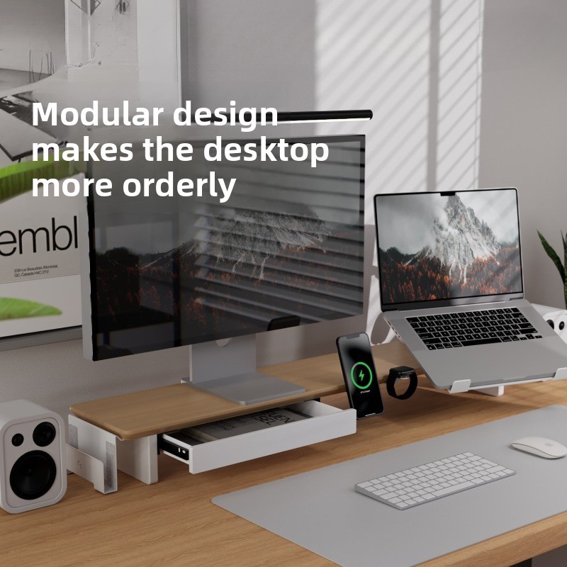 Nowoczesny stojak na monitor z – Monitor Riser Wood recenzja i cena