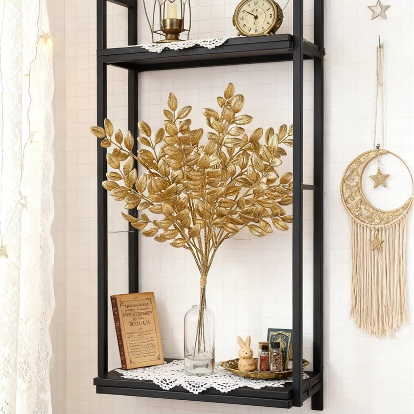 10 szt. Sztucznych roślin Złot – Desk Setup At Home recenzja i cena